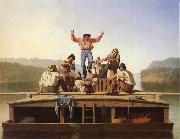 George Caleb Bingham Die frohlichen Bootsleute France oil painting artist